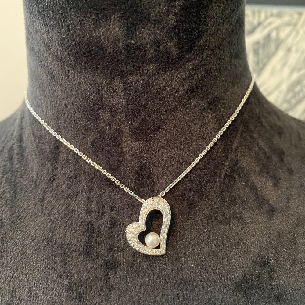 2/$50 MIX AND MATCH JEWELRY BUNDLE GENUINE SWAROVSKI HEART WITH PEARL